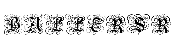 Gothic Flourish  Free Fonts Download