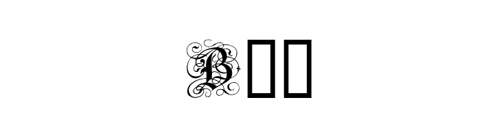 Gothic Flourish  Free Fonts Download