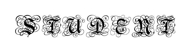 Gothic Flourish  Free Fonts Download