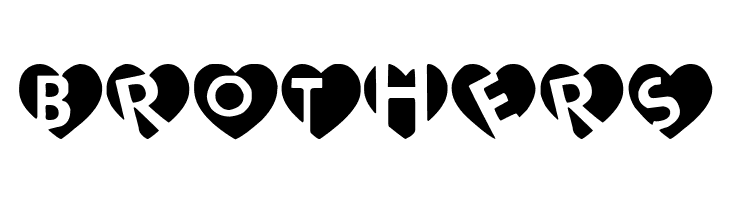 love initials  Free Fonts Download