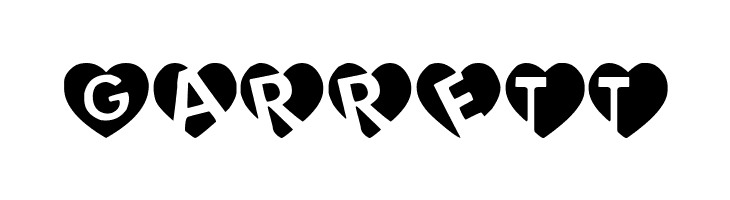 love initials  Free Fonts Download