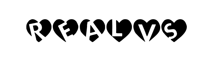 love initials  Free Fonts Download