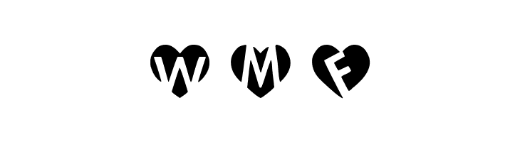 love initials  Free Fonts Download