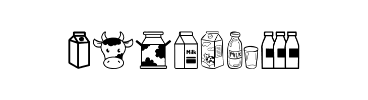Milk  Free Fonts Download
