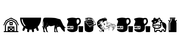 Milk  Free Fonts Download