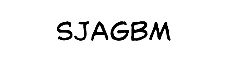 SJAGBM OdaBalloon Font