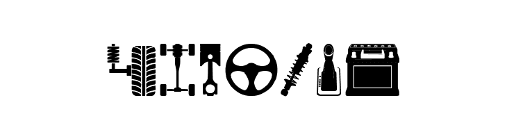 Car Parts  Free Fonts Download