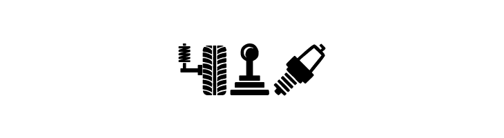 Car Parts  Free Fonts Download