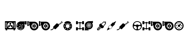 Car Parts  Free Fonts Download