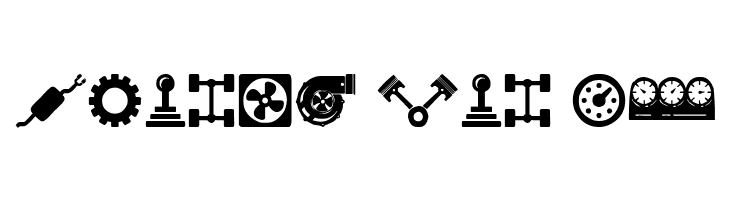 Car Parts  Free Fonts Download