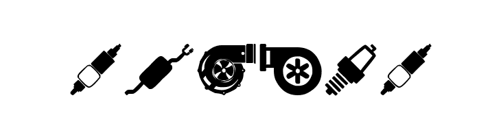 Car Parts  Free Fonts Download