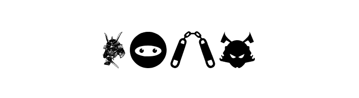 Ninja and Samurai  Free Fonts Download