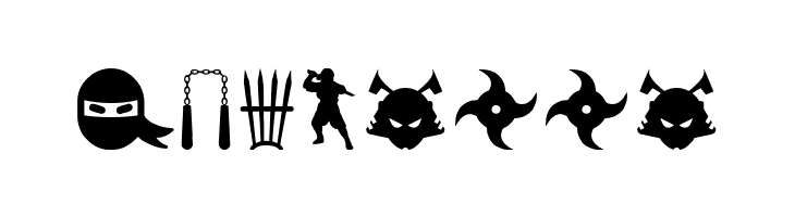 Ninja and Samurai  Free Fonts Download