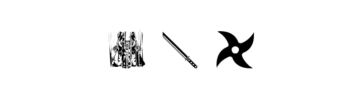 Ninja and Samurai  Free Fonts Download