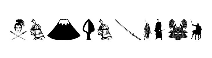 Ninja and Samurai  Free Fonts Download