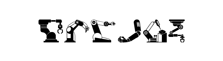 Robotic Arm  Free Fonts Download