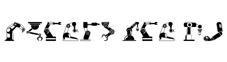 Robotic Arm  Free Fonts Download