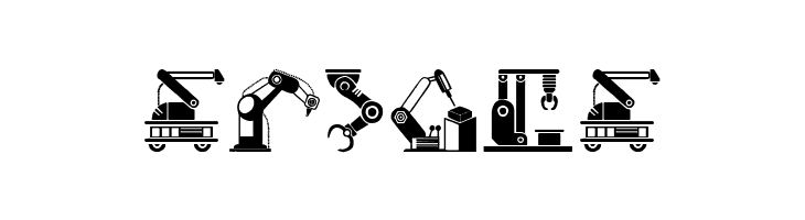 Robotic Arm  Free Fonts Download