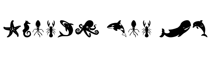 Sea Life  Free Fonts Download