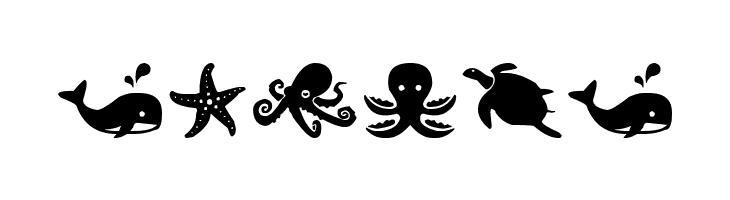 Sea Life  Free Fonts Download