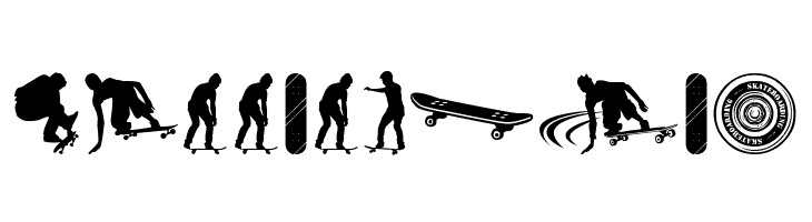 SKATE  Free Fonts Download