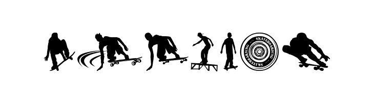 SKATE  Free Fonts Download