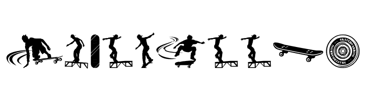 SKATE  Free Fonts Download