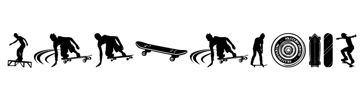 SKATE  Free Fonts Download