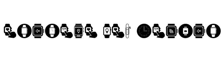 Smartwatch  Free Fonts Download