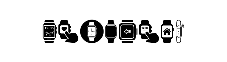 Smartwatch  Free Fonts Download