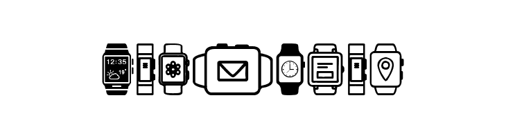 Smartwatch  Free Fonts Download