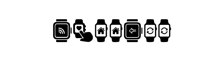 Smartwatch  Free Fonts Download