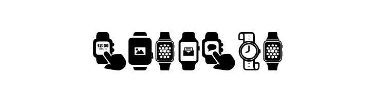 Smartwatch  Free Fonts Download