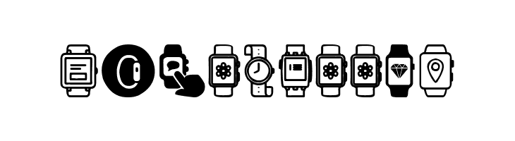 Smartwatch  Free Fonts Download