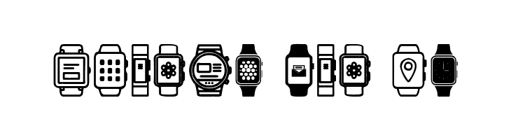 Smartwatch  Free Fonts Download