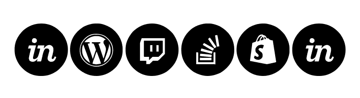 Social Media Circled  Free Fonts Download