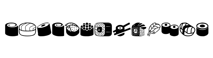 Sushi Sushi  Free Fonts Download