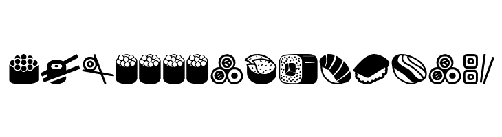 Sushi Sushi  Free Fonts Download