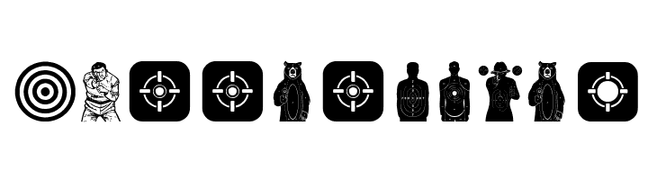 Target Shooting  Free Fonts Download