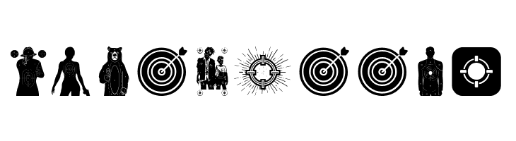 Target Shooting  Free Fonts Download