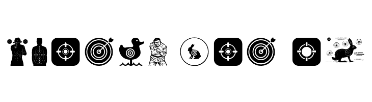 Target Shooting  Free Fonts Download