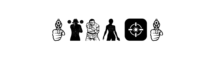Target Shooting  Free Fonts Download