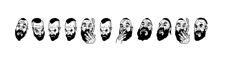 Woodcutter Self-portraits  Free Fonts Download