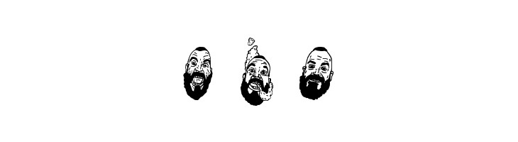 Woodcutter Self-portraits  Free Fonts Download