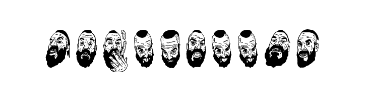 Woodcutter Self-portraits  Free Fonts Download