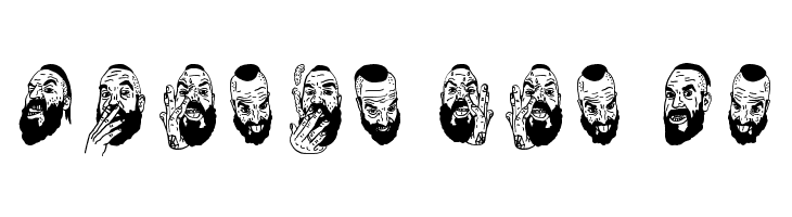 Woodcutter Self-portraits  Free Fonts Download