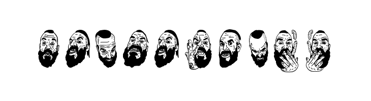 Woodcutter Self-portraits  Free Fonts Download