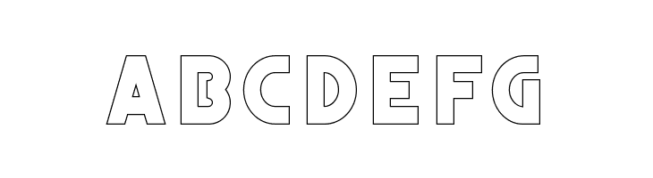 AbraxeousBoldHollow  Free Fonts Download