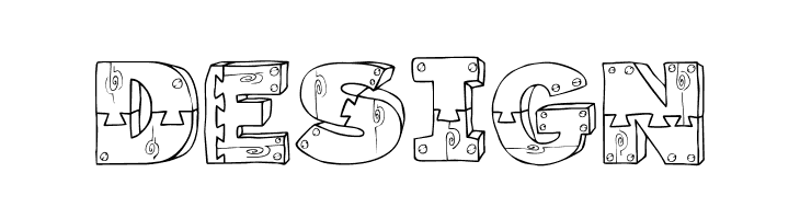 Wood Shapes  Free Fonts Download