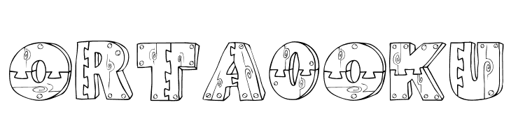 Wood Shapes  Free Fonts Download